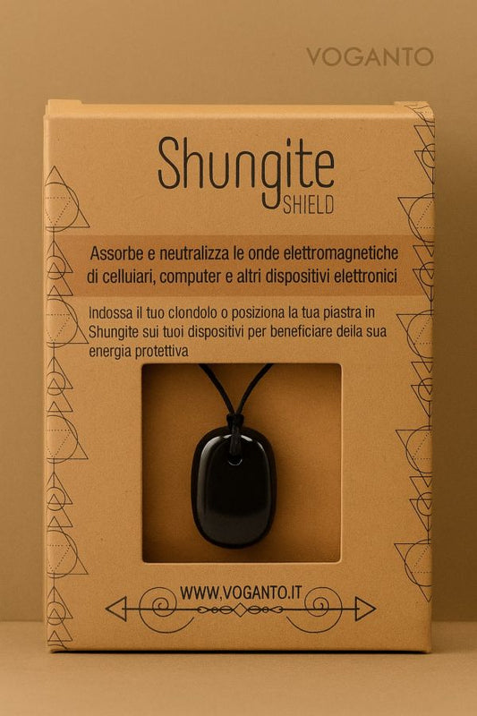 Ciondolo in Shungite pietra elegante