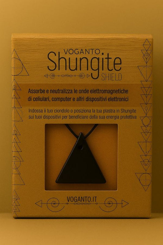 Ciondolo in Shungite Triangolo