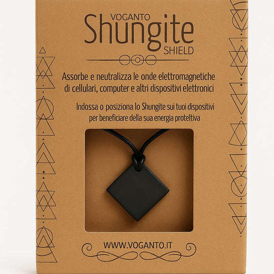 Ciondolo in Shungite Rombo