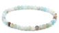 Bracciale Amazonite perle 4mm