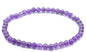 Bracciale Ametista perle 4mm