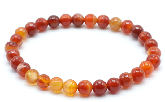 Bracciale Corniola Striata 6mm