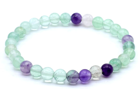 Bracciale Fluorite 6mm