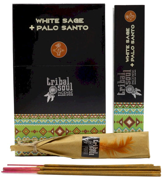 Incensi Tribal Soul Salvia Bianca & Palo Santo