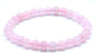 Bracciale Quarzo Rosa 6mm