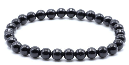 Bracciale in Tormalina Nera 6mm